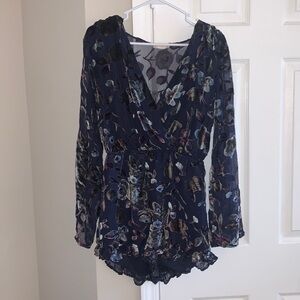 Women’s Medium Floral Romper